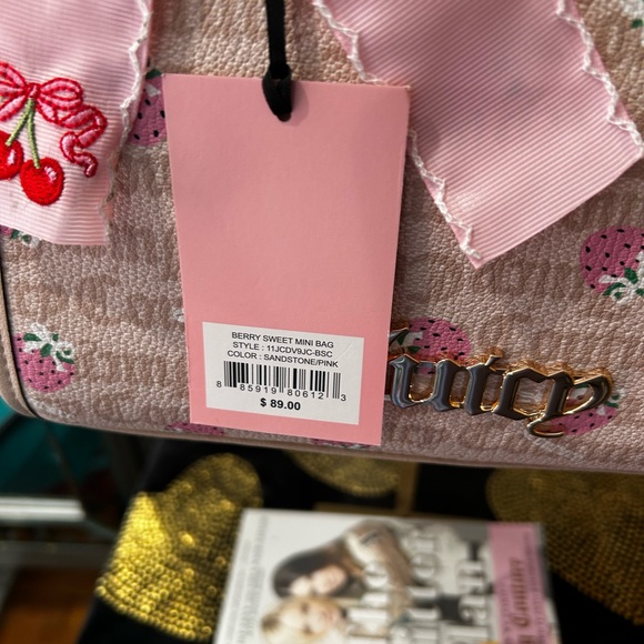 FINAL Price offer-Juicy Couture Strawberry Mini Tote Bag-read description - Picture 5 of 8